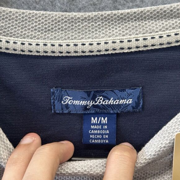 Tommy Bahama Pajama top Men's Size Medium Lounge  NWT Gray - Picture 2 of 7